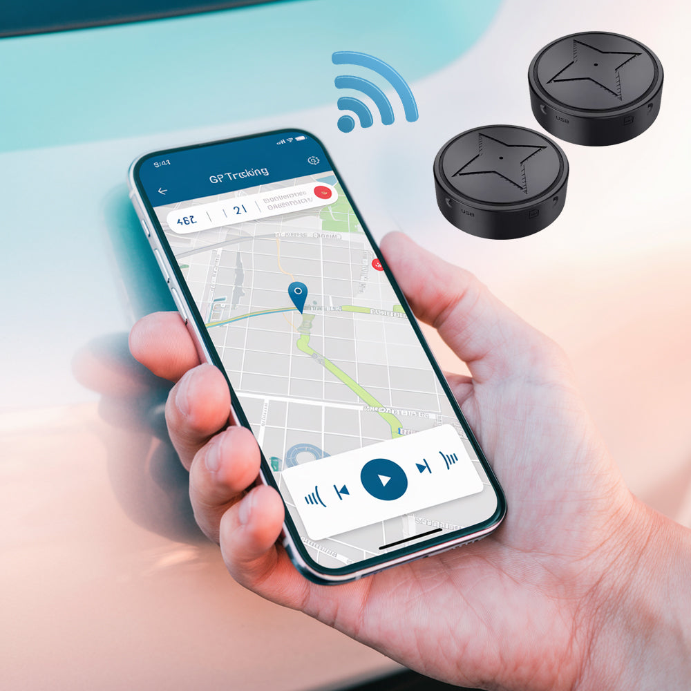 Magnetisk Mini GPS Spårare | Verklig-Tid Plats