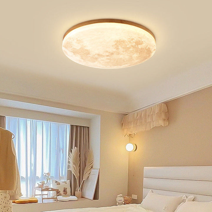 Måne Taklampa 3D-Utformning | Justerbar Ljusstyrka