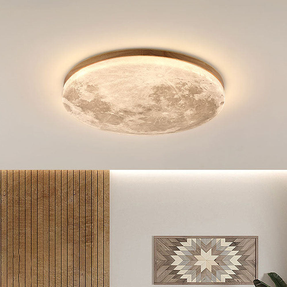 Måne Taklampa 3D-Utformning | Justerbar Ljusstyrka