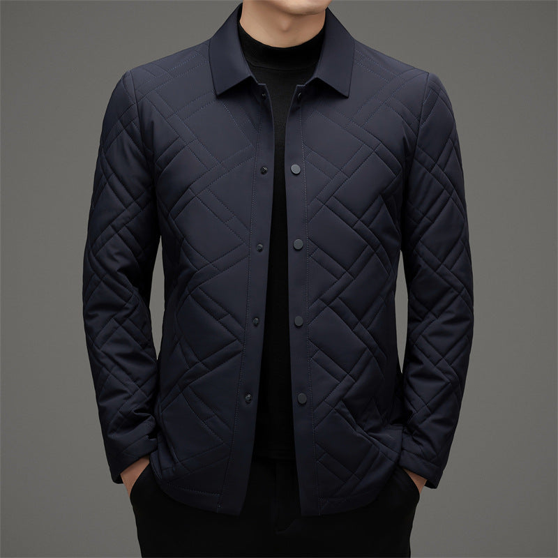 Herr Quiltad jacka | Tillfällig Stil