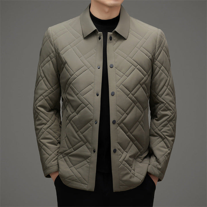 Herr Quiltad jacka | Tillfällig Stil