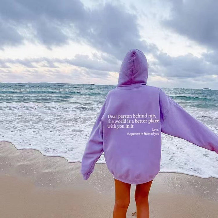 Inspirerande Citat Unisex Hoodie | Mjuk och Varm