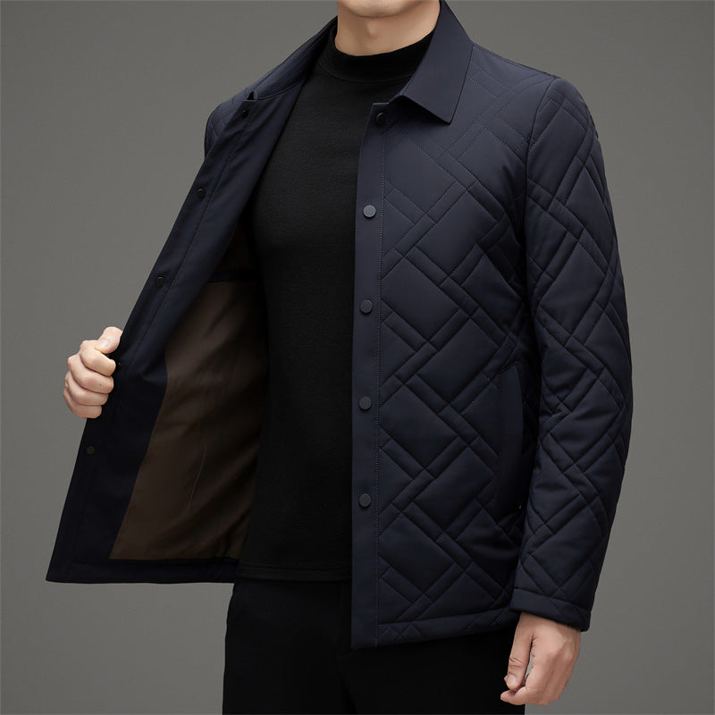 Herr Quiltad jacka | Tillfällig Stil