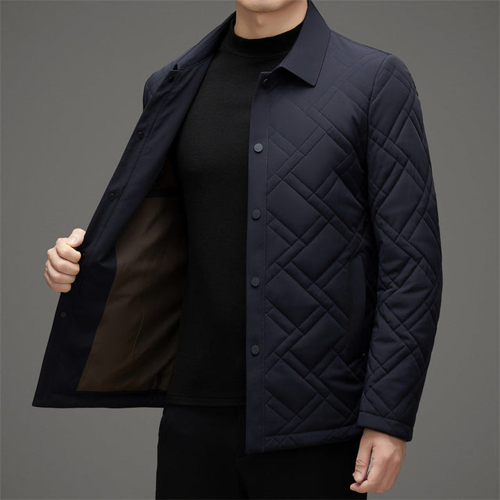 Herr Quiltad jacka | Tillfällig Stil