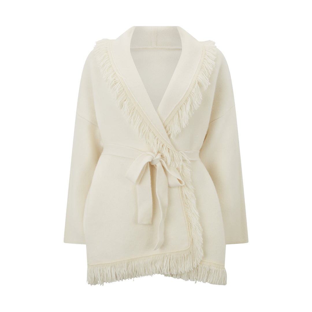 Dam Sticka Kofta Med Fransdetalj