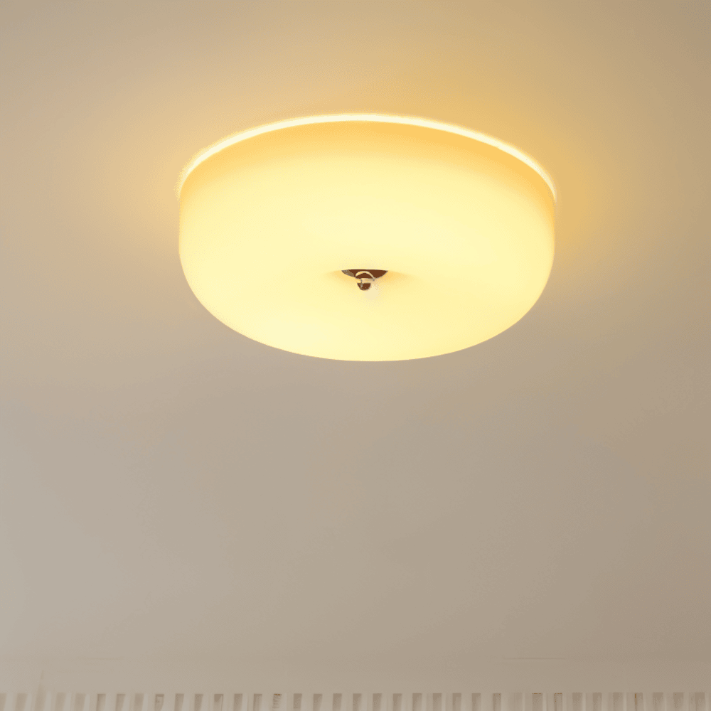 Donut Taklampa | Modern Skandinavisk Vitt Glas Pendellampa