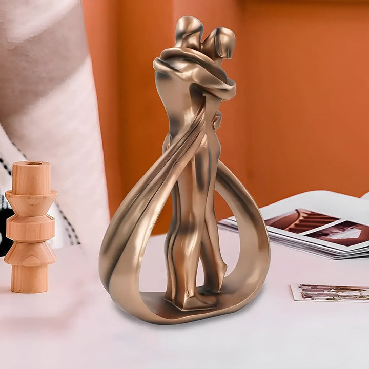 Älskande Bond Staty | Konstnärlig Skulptur - Romantisk Heminredning