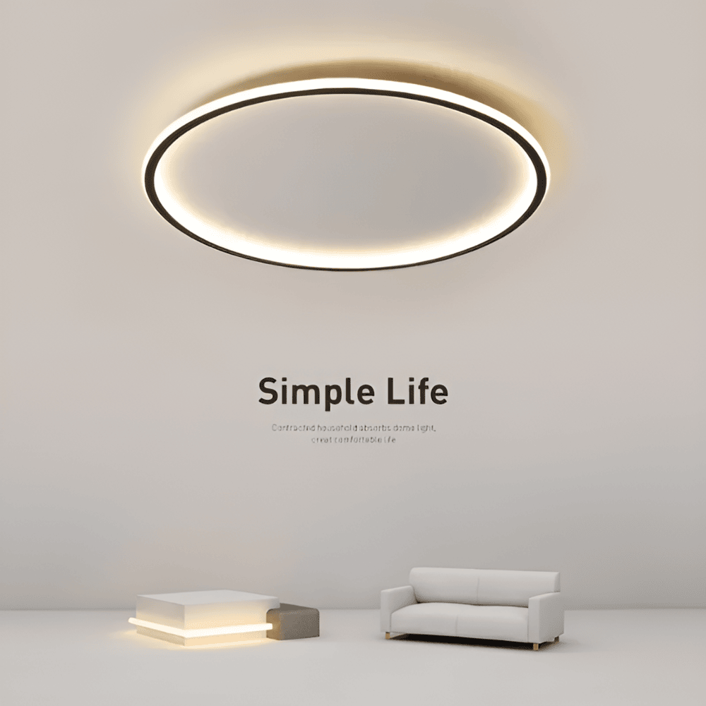 Rund Dimbar LED-Taklampa | Modern Nordisk Utformning