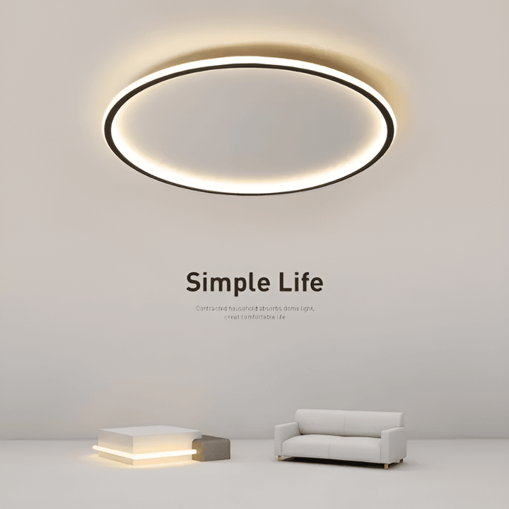 Rund Dimbar LED-Taklampa | Modern Nordisk Utformning
