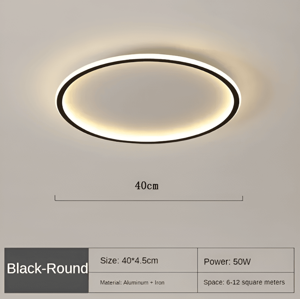 Rund Dimbar LED-Taklampa | Modern Nordisk Utformning