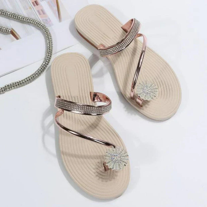 Elaria | Kvinnor Sandaler Med Snöflinga Mönster