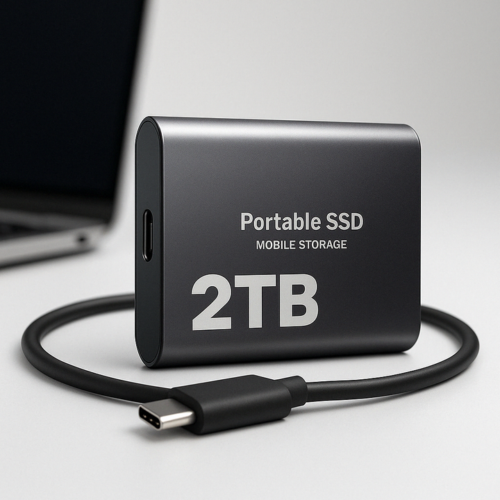 Ultra Snabb 2TB USB-C Extern SSD