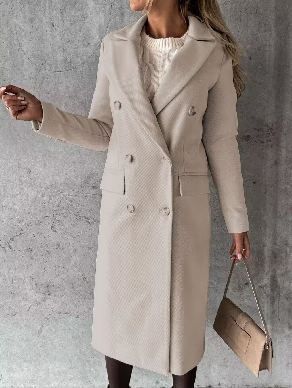 Mina | Eleganta Lång Vinter kappa