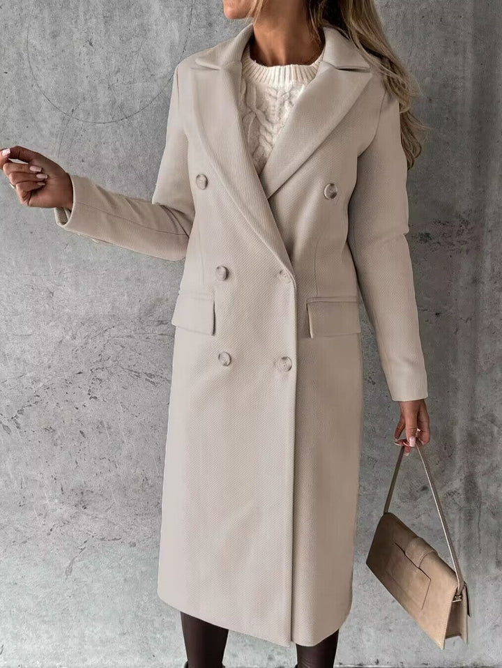 Mina | Eleganta Lång Vinter kappa