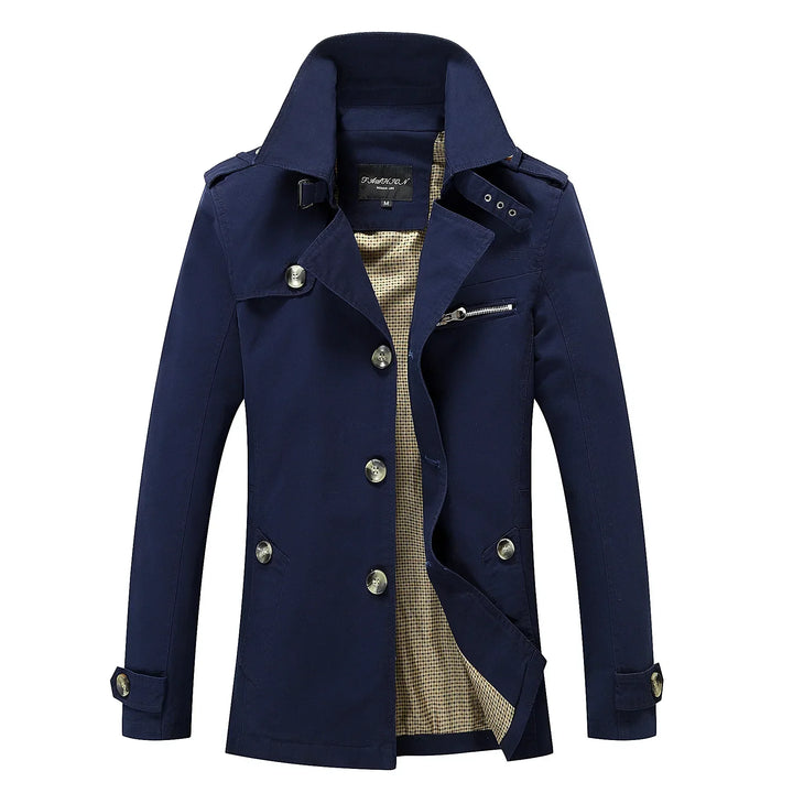 Herrar Lång Trenchcoat