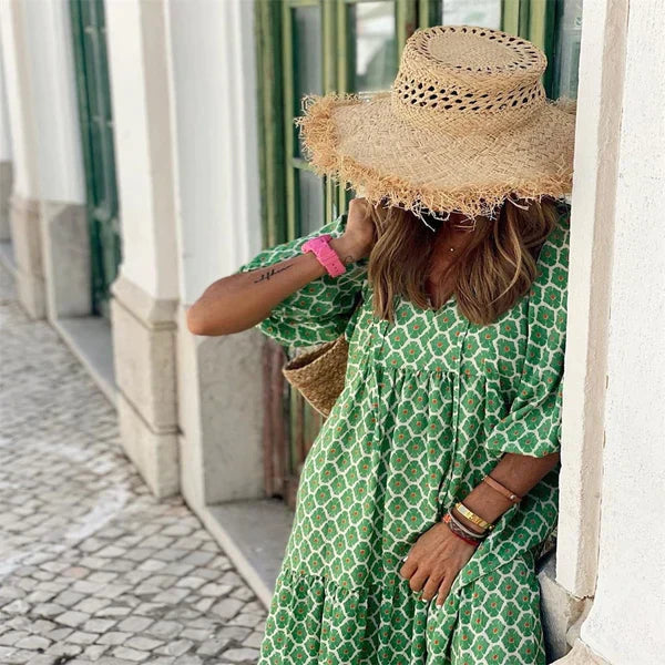 Margaret | Snygg Och Ledig Sommar Klänning