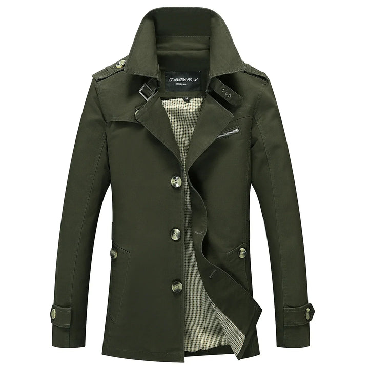 Herrar Lång Trenchcoat