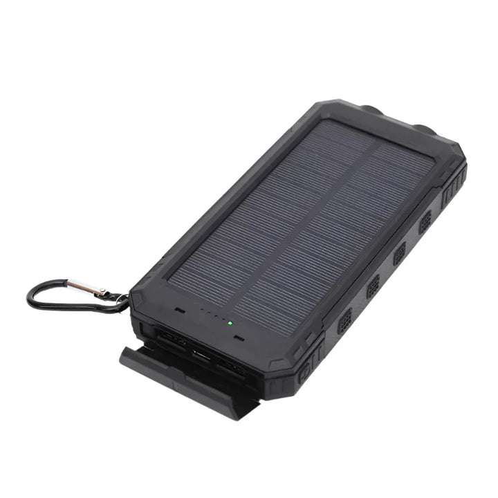 Dean | Pro Solcellsdriven Powerbank med Inbyggd Ficklampa