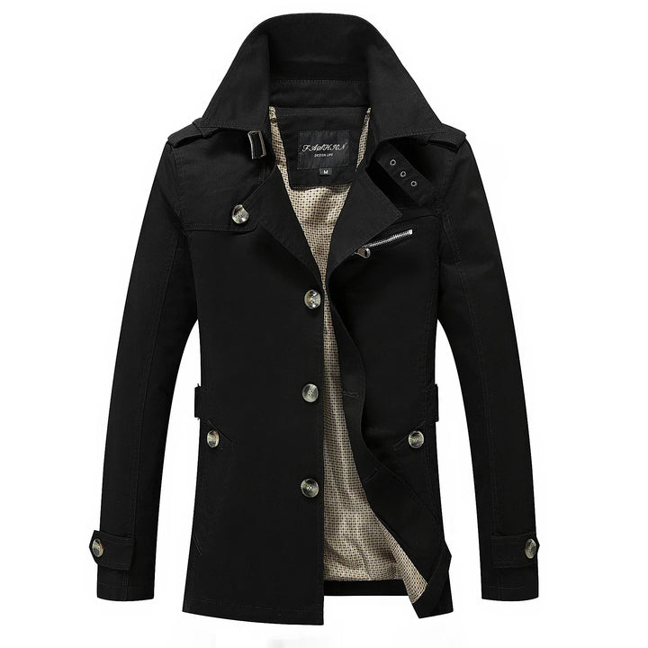 Herrar Lång Trenchcoat