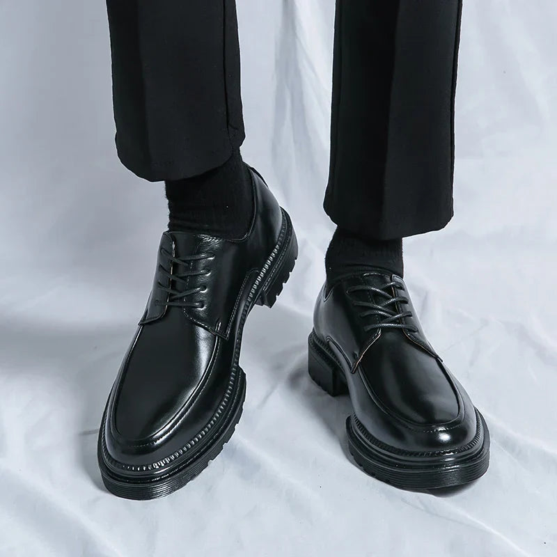 Herr Klassisk Snörning Oxford Klädskor