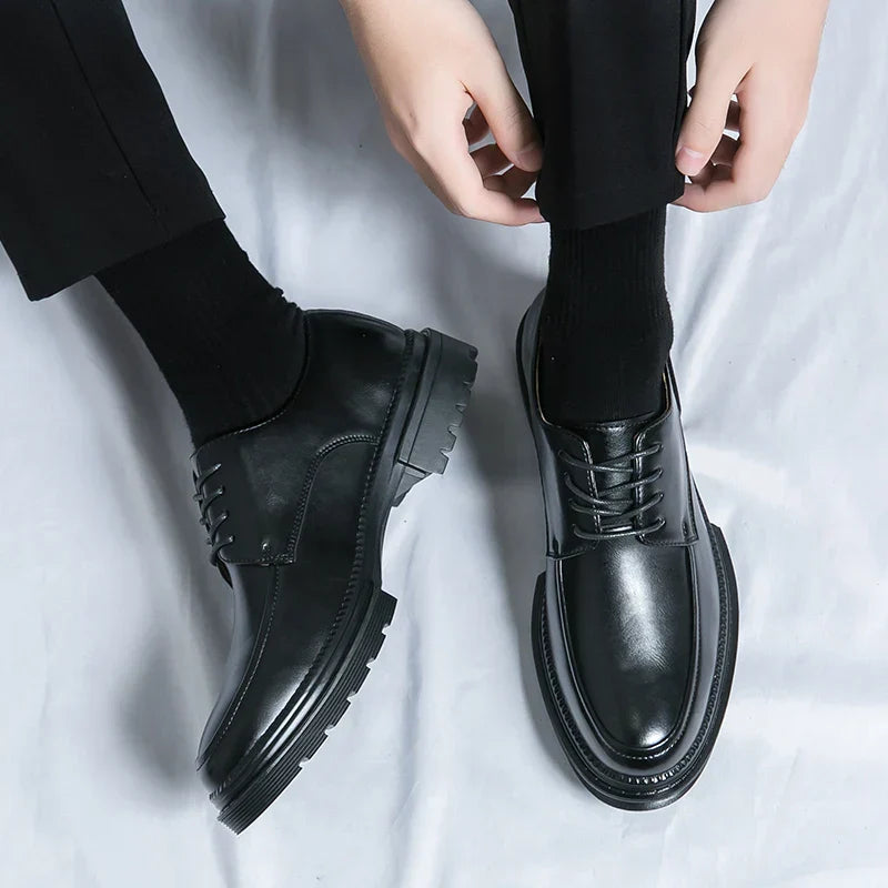 Herr Klassisk Snörning Oxford Klädskor