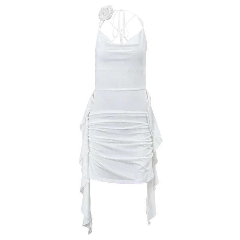 Enara | Asymmetrisk Ruched Klänning