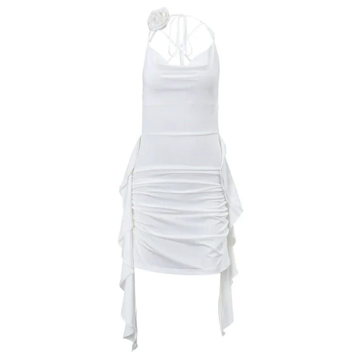 Enara | Asymmetrisk Ruched Klänning