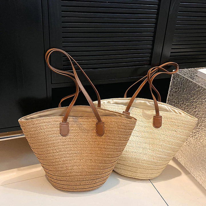 Marais | Dam Vävt Strå Shopper Väska