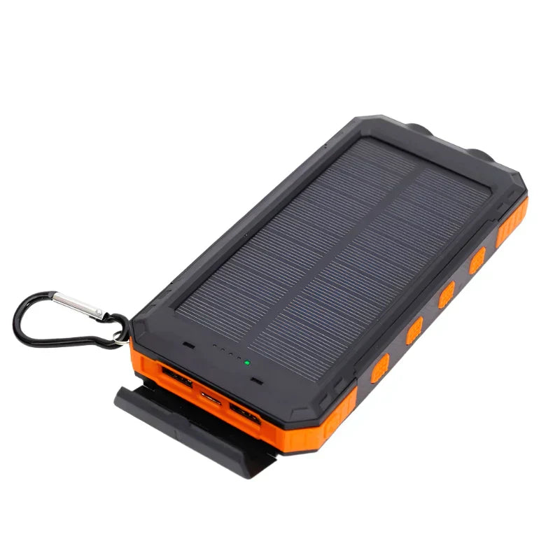Dean | Pro Solcellsdriven Powerbank med Inbyggd Ficklampa