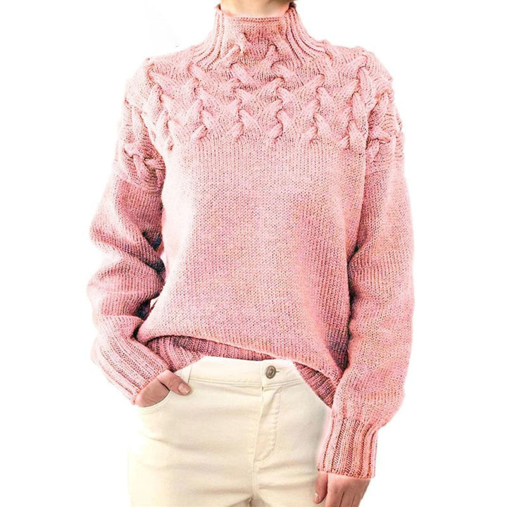 Susan | Stickad Turtleneck-tröja för Kvinnor