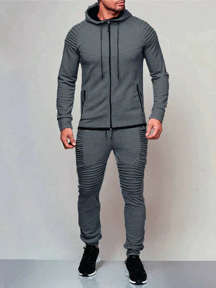 Caldor | 2-Delad Huvtröja med Dragkedja och Joggingbyxor