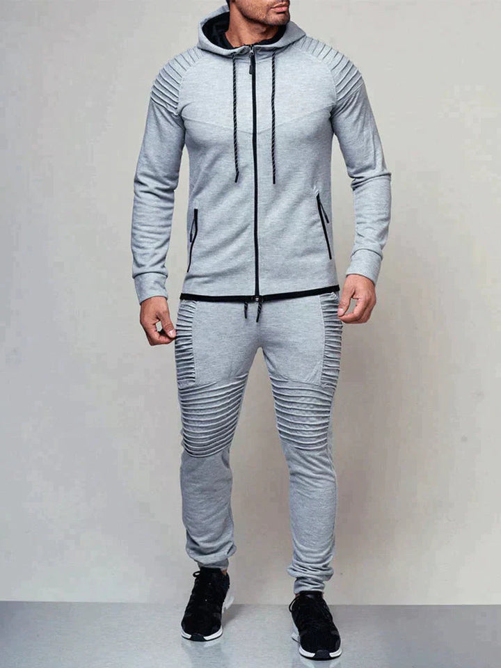Caldor | 2-Delad Huvtröja med Dragkedja och Joggingbyxor