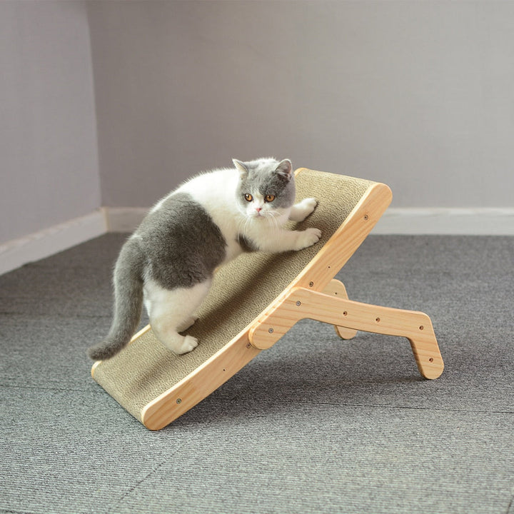 Trä Kattskrapa och Solstol