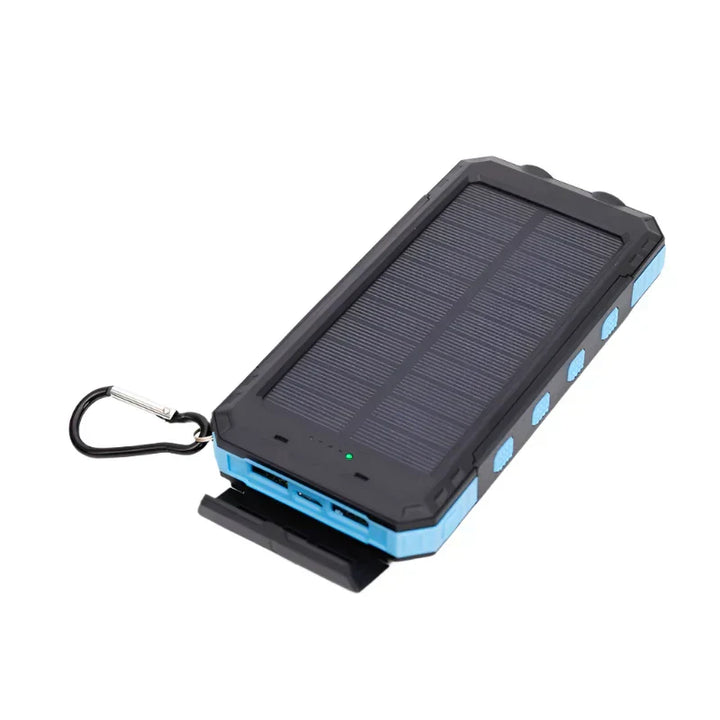 Dean | Pro Solcellsdriven Powerbank med Inbyggd Ficklampa