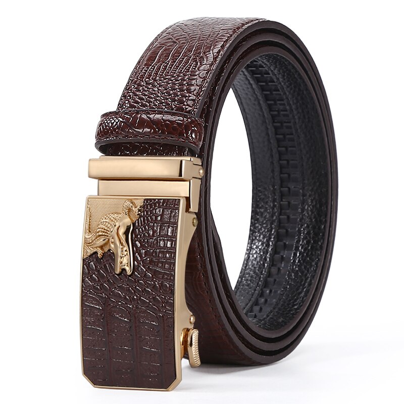 Orlan | Premie Mäns Exotiskt Bälte med Mässingsspänne