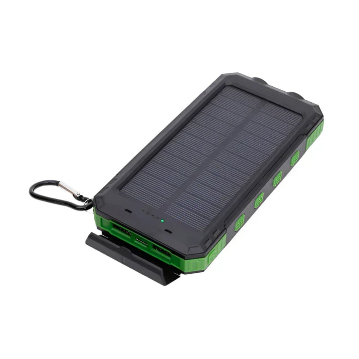 Dean | Pro Solcellsdriven Powerbank med Inbyggd Ficklampa