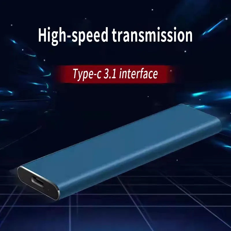 Smal 4TB USB-C Extern Hårddisk | Hög Hastighet och Pålitlig