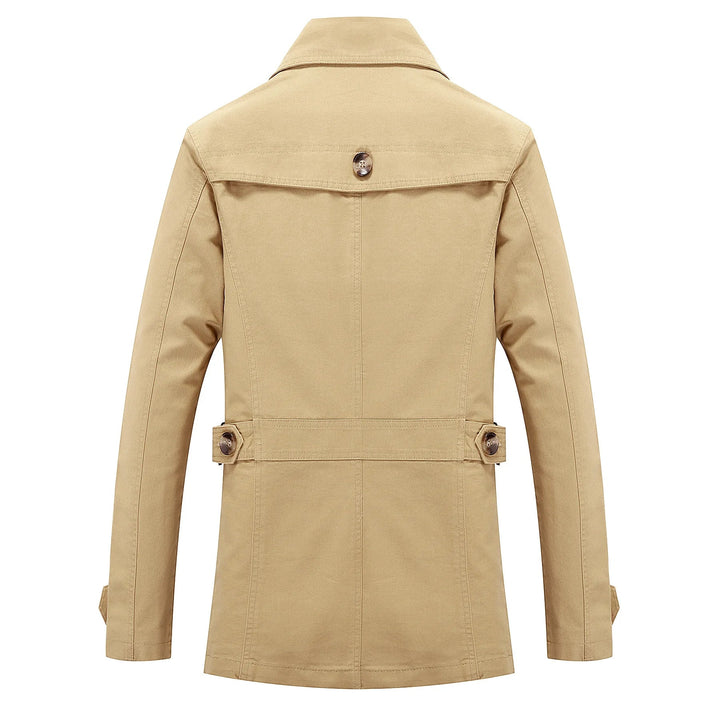 Herrar Lång Trenchcoat