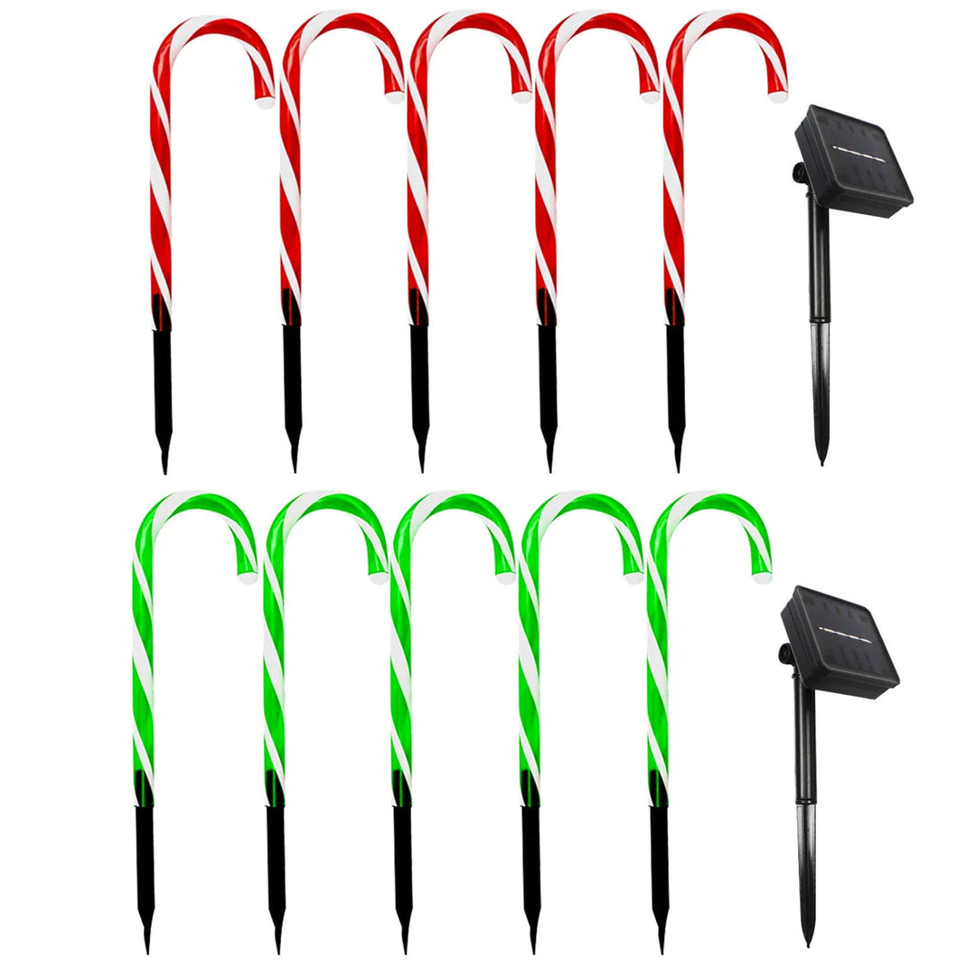 Sol Godis Käpp Banljus - 8-Packa | Jul Stigbelysning