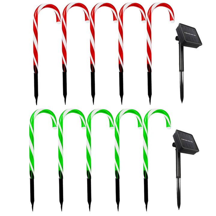 Sol Godis Käpp Banljus - 8-Packa | Jul Stigbelysning