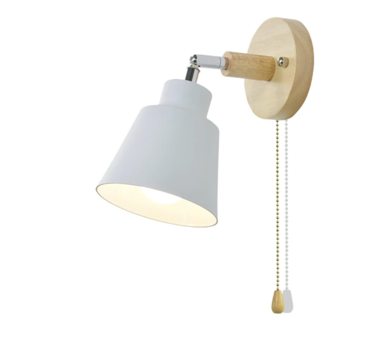 Brevik | Vägglampa med Dragströmbrytare