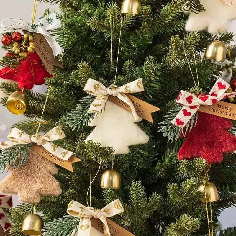 Gyllene Stil Metall Hängande Bjällra Prydnad | Juldekor Accent