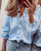 Amie | Kvinnors Eleganta Ruffel Blus
