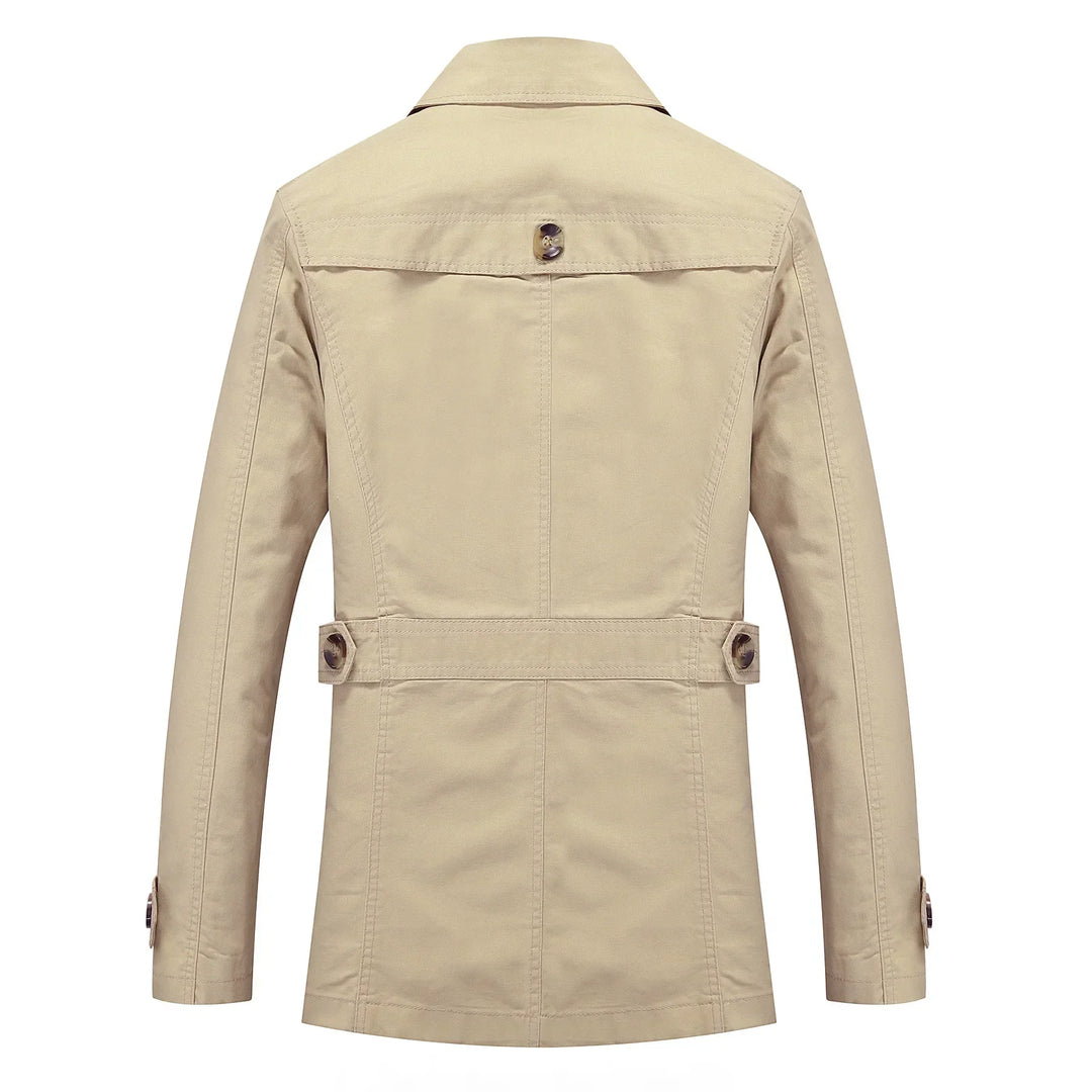 Herrar Lång Trenchcoat