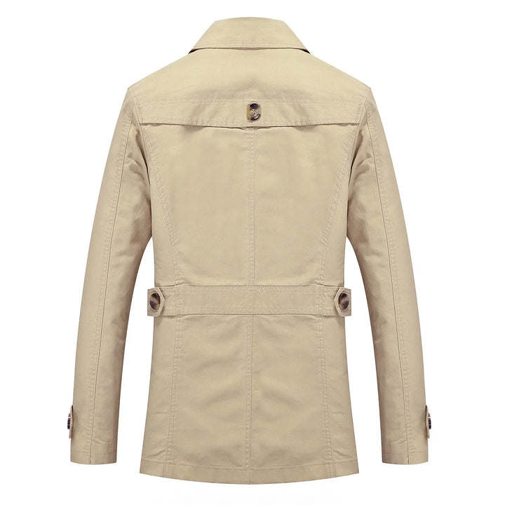 Herrar Lång Trenchcoat
