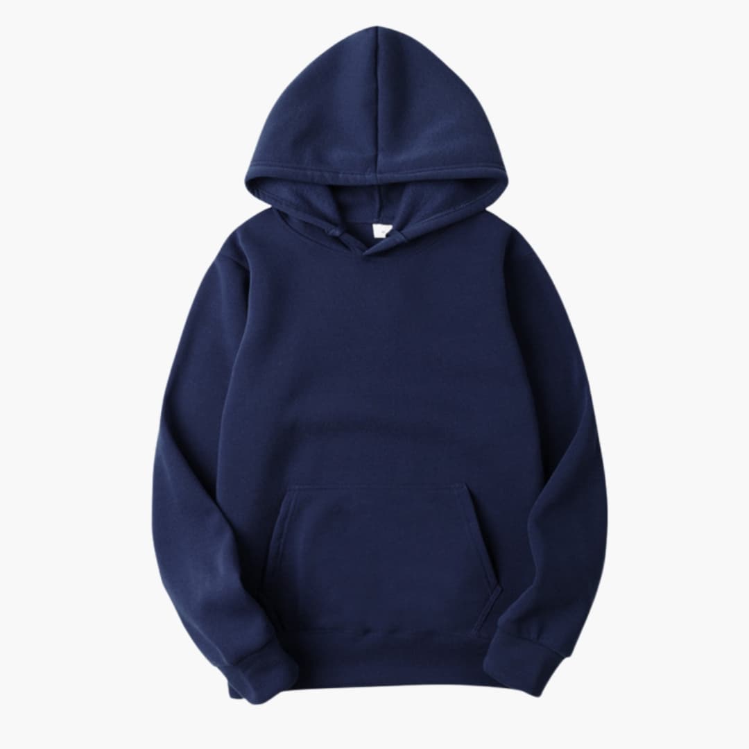Herr Huva Sweatshirt | Justerbar Huvtröja med Känguruficka