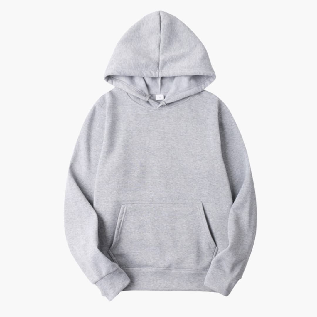 Herr Huva Sweatshirt | Justerbar Huvtröja med Känguruficka