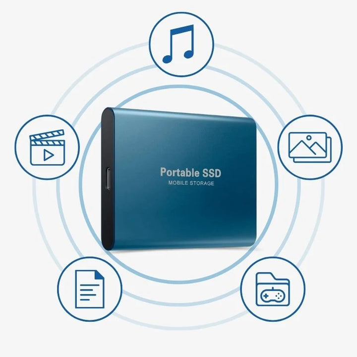 Ultrasnabb Extern SSD (1-16 TB) | Bärbar Solidstate-Enhet