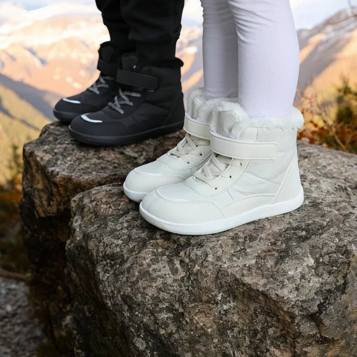 Barn Barfotaskor | Fodrade och Vattenresistenta Sneakers för Åldrar 3-15 år