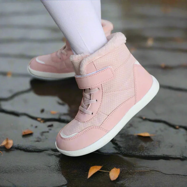 Barn Barfotaskor | Fodrade och Vattenresistenta Sneakers för Åldrar 3-15 år
